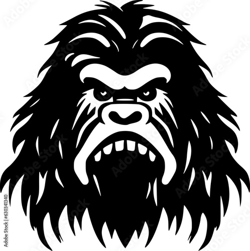 Bigfoot | Minimalist and Simple Silhouette - Vector illustration