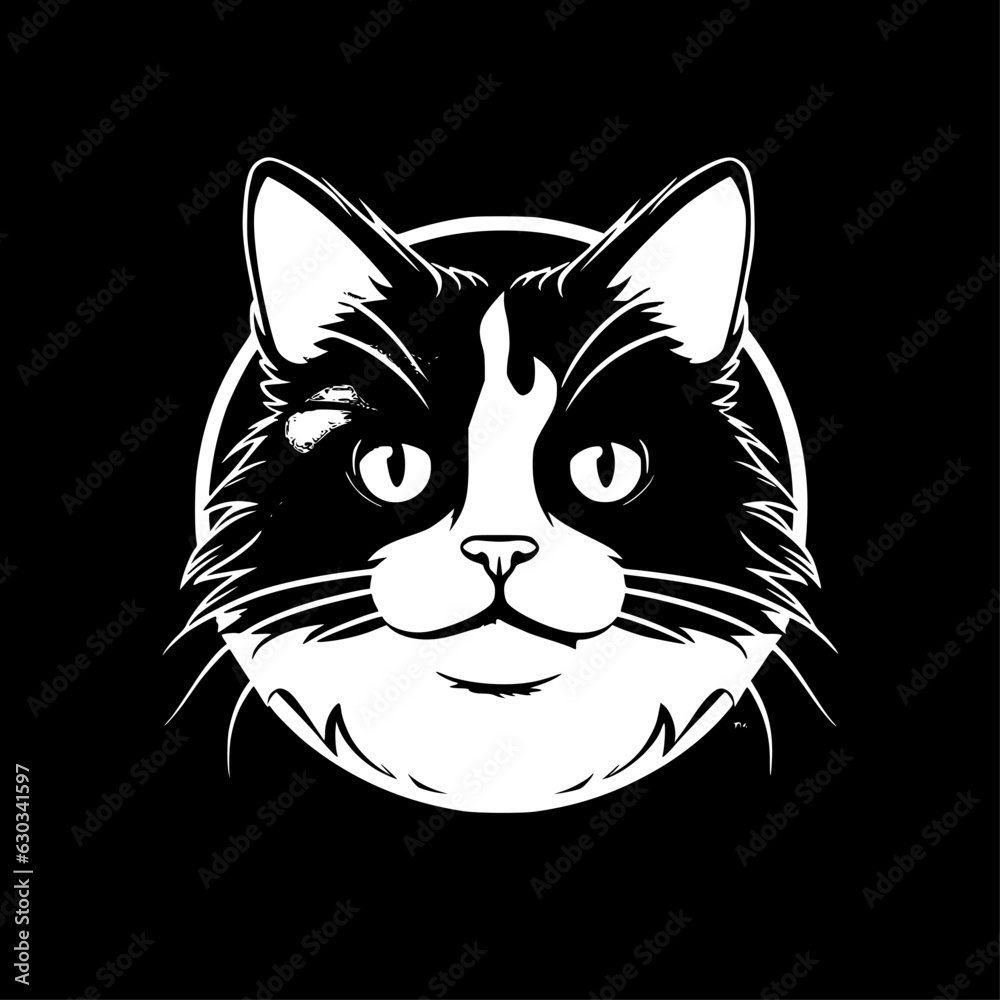 Obraz premium Cat - High Quality Vector Logo - Vector illustration ideal for T-shirt graphic