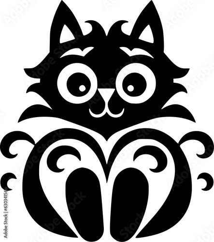 Cat | Minimalist and Simple Silhouette - Vector illustration