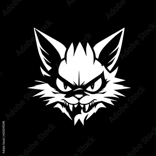Cat - Minimalist and Flat Logo - Vector illustration
