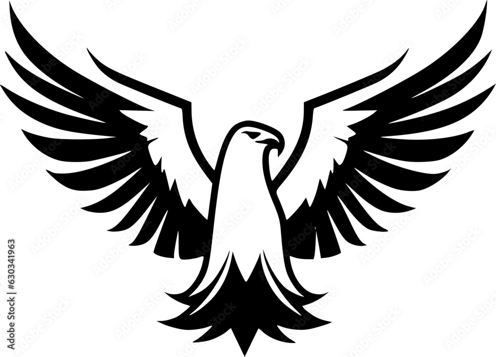 Obraz premium Eagle - Minimalist and Flat Logo - Vector illustration