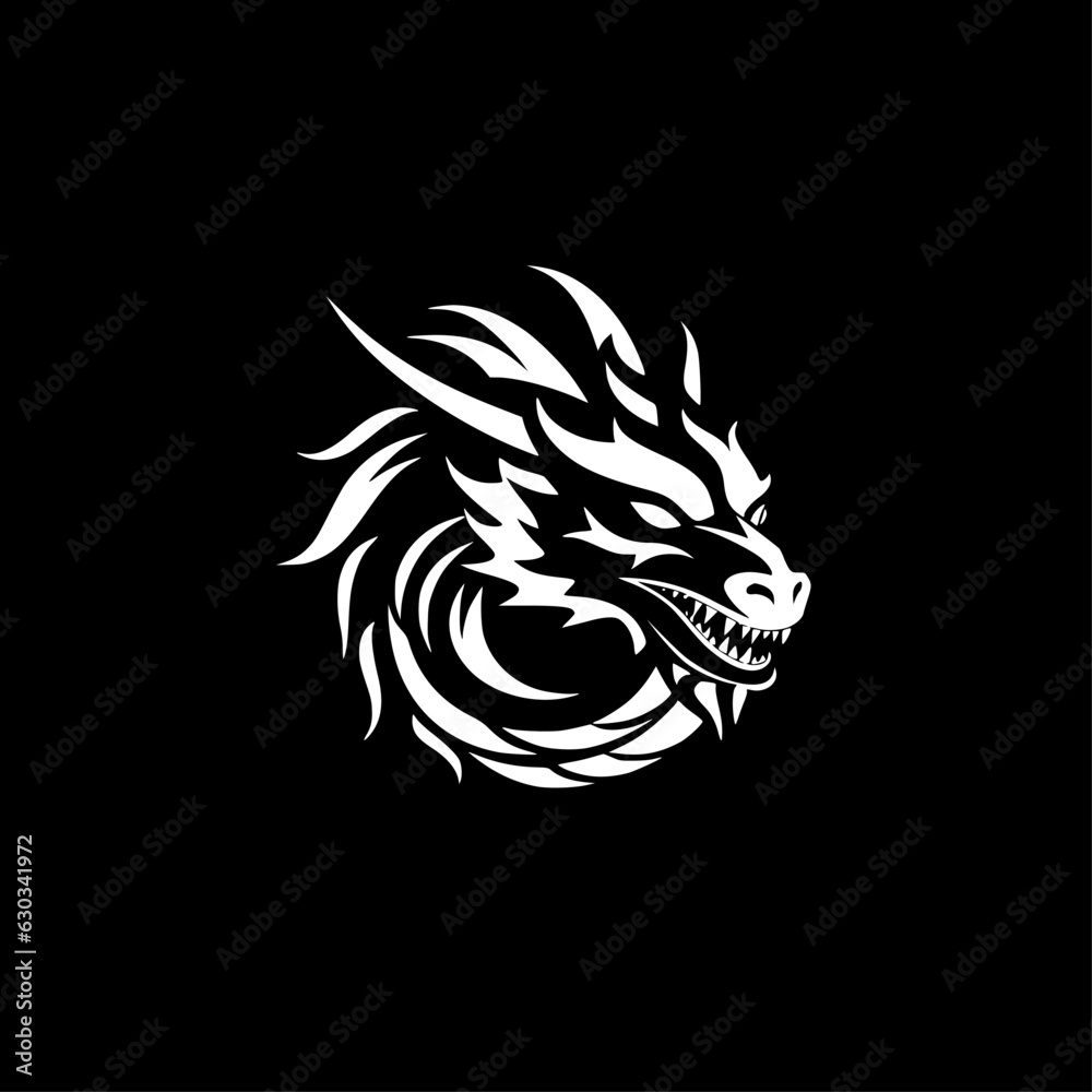 Dragon | Minimalist and Simple Silhouette - Vector illustration Dragon | Minimalist and Simple Silhouette - Vector illustration