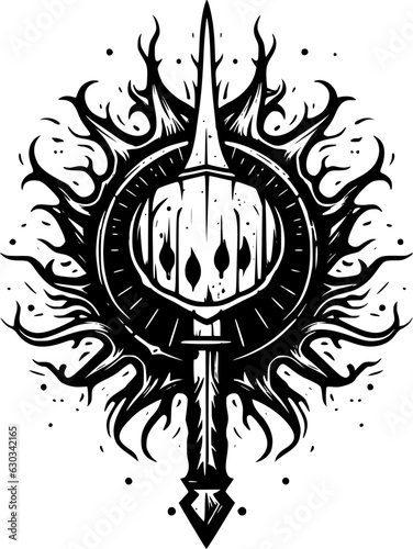 Fantasy | Minimalist and Simple Silhouette - Vector illustration