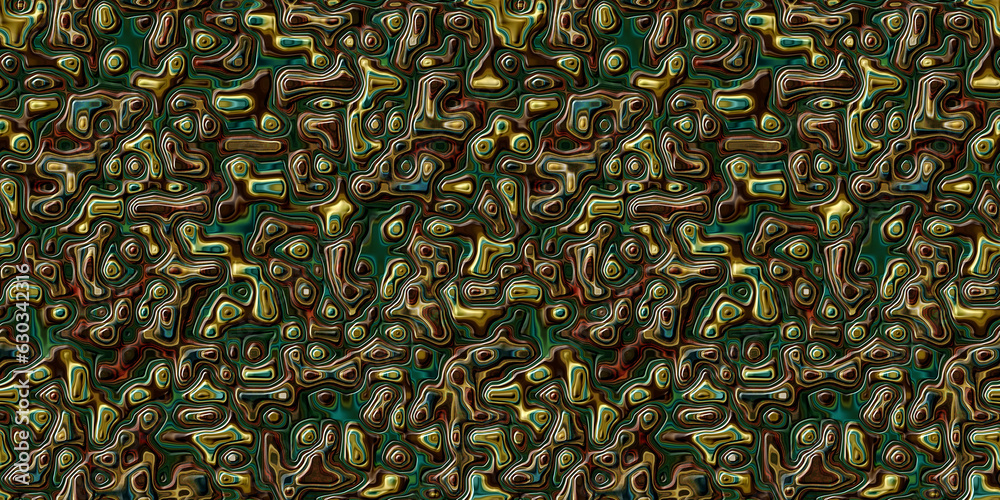 Abstract background. Seamless Embossed pattern. Endless texture. 8K high resolution. 3D rendering.