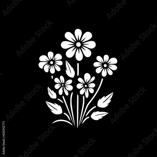 Flowers - High Quality Vector Logo - Vector illustration ideal for T-shirt graphic