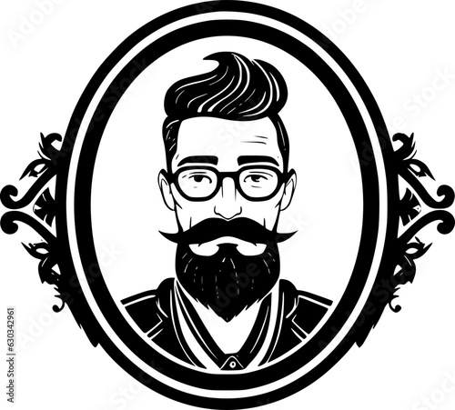 Frame - Minimalist and Flat Logo - Vector illustration