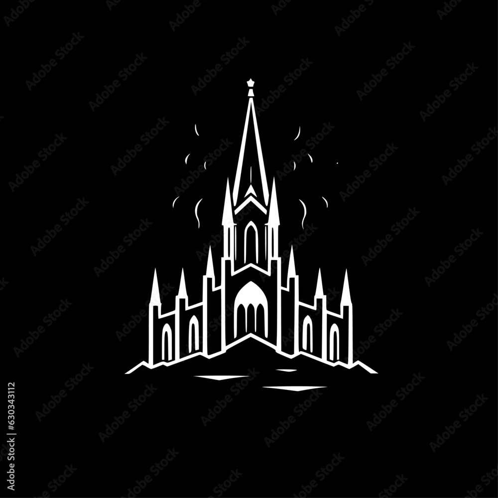 Gothic | Black and White Vector illustration Gothic | Black and White Vector illustration