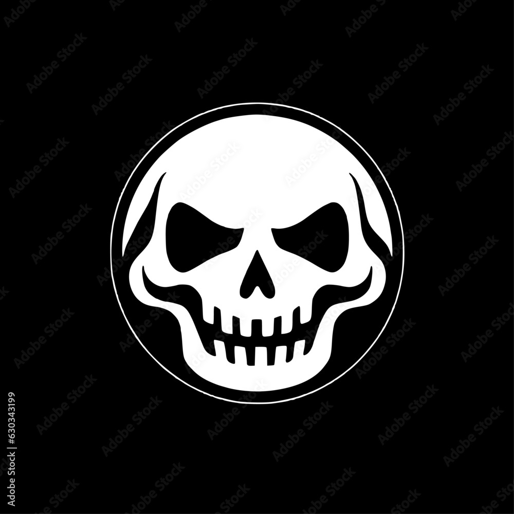 Fototapeta premium Hallowe'en | Black and White Vector illustration