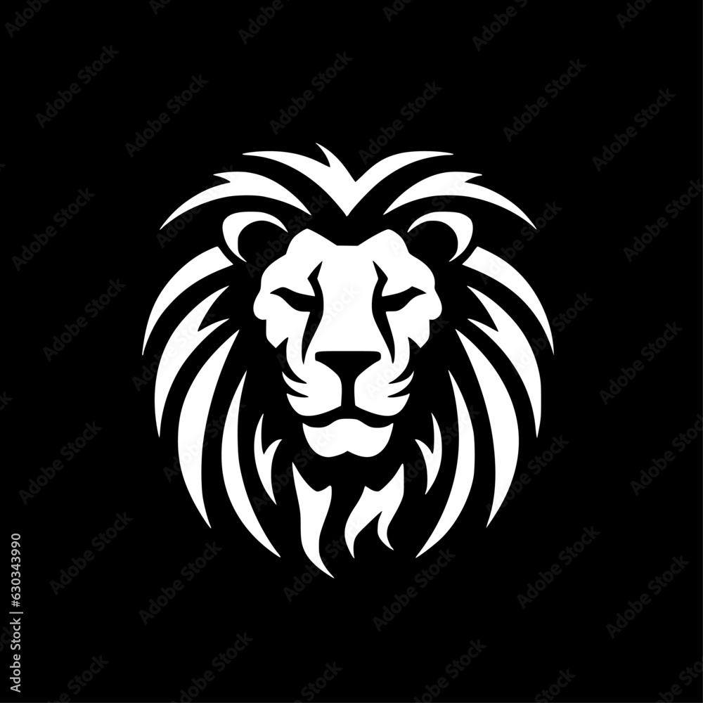 Lion | Minimalist and Simple Silhouette - Vector illustration