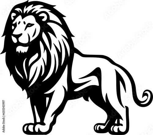 Lion | Minimalist and Simple Silhouette - Vector illustration
