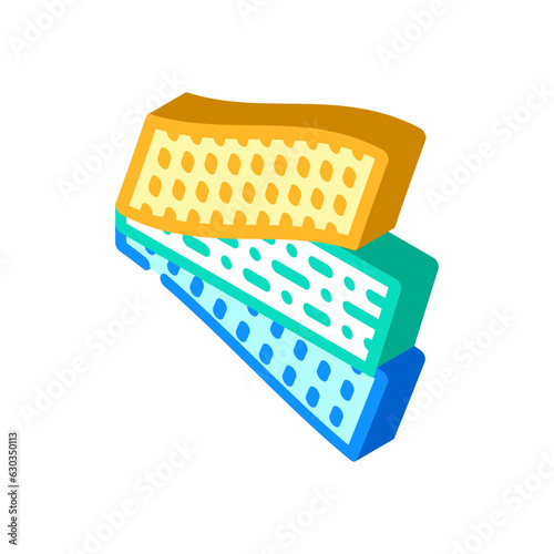 composite material aeronautical engineer isometric icon vector. composite material aeronautical engineer sign. isolated symbol illustration