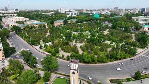 Amir Timur Square in Tashkent photo