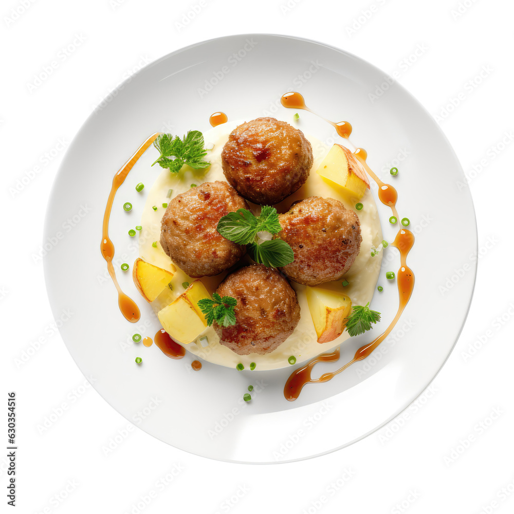 Mettwurst German Cuisine On White Plate On Isolated Transparent Background, Png Mettwurst German Cuisine On White Plate On Isolated Transparent Background, Png