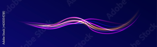 Green, red, pink and blue light or fire of rocket, comet, magic weapon rays isolated on transparent background, Realistic 3d vector set. Abstract fire flare trace lens flares.	