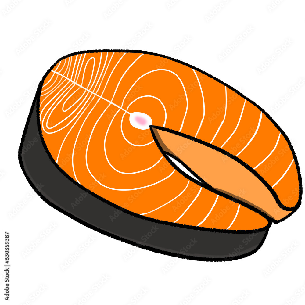 sliced orange salmon sliced orange salmon