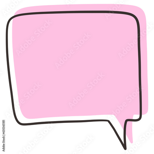 Speech bubble element design for digital media, websites, templates, and more.