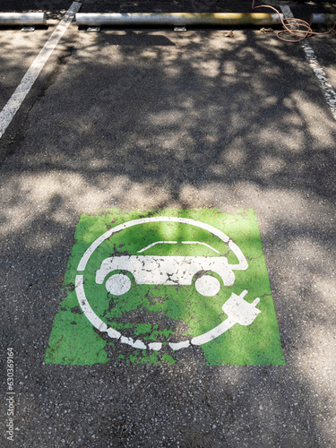 Aparcamiento para coche eléctrico