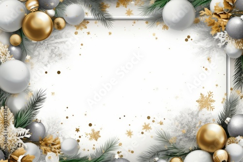 Christmas Background with Copyspace made with generative AI