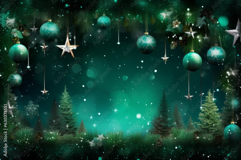 Christmas Background with Copyspace made with generative AI Christmas Background with Copyspace made with generative AI