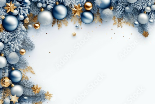 Christmas Background with Copyspace made with generative AI