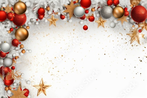 Christmas Background with Copyspace made with generative AI