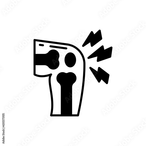 Joint Pain icon in vector. Illustration
