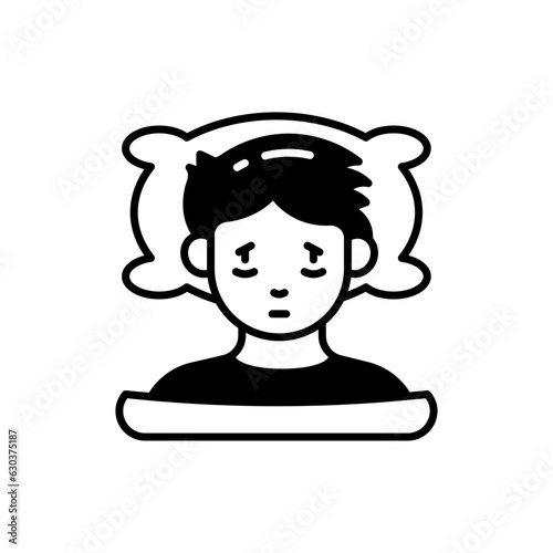 Sleep Disorder icon in vector. Illustration