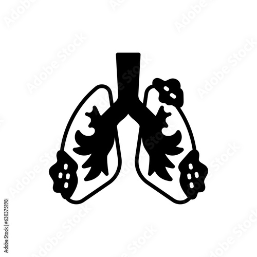 Respiratory Failure icon in vector. Illustration