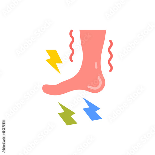 Tingling icon in vector. Illustration