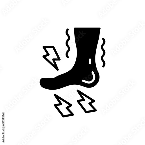 Tingling icon in vector. Illustration