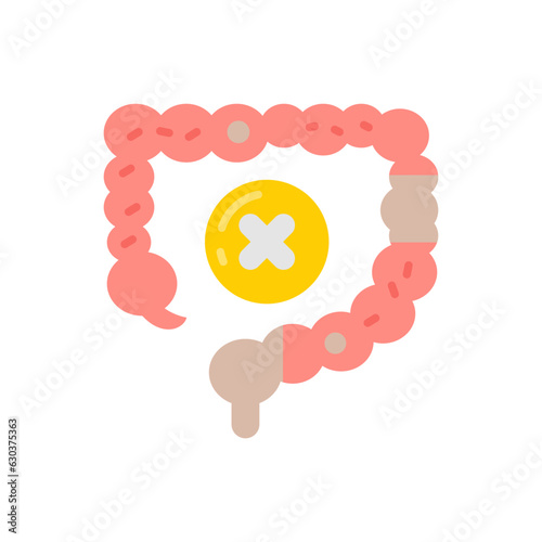 Constipation icon in vector. Illustration