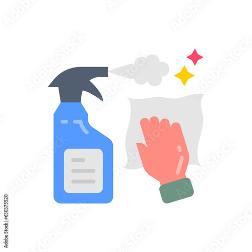 Disinfect Surface icon in vector. Illustration