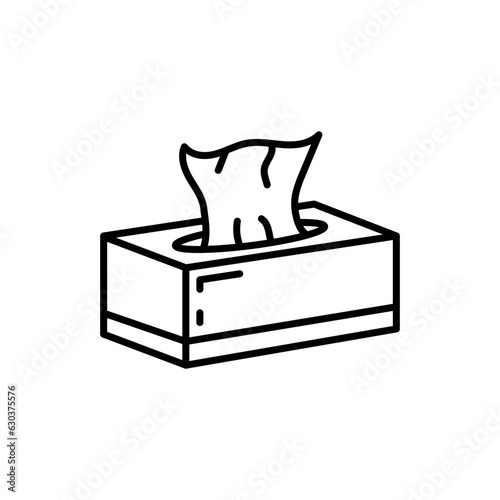 Tissue Box icon in vector. Illustration