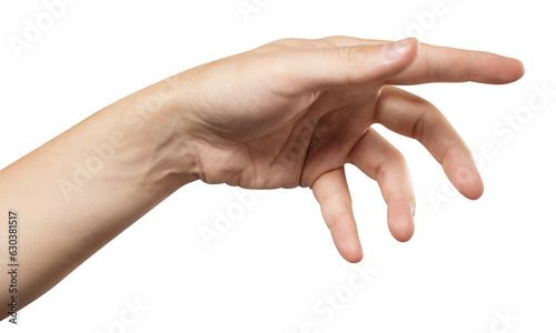 Fotografie Outstretched hand, cut out