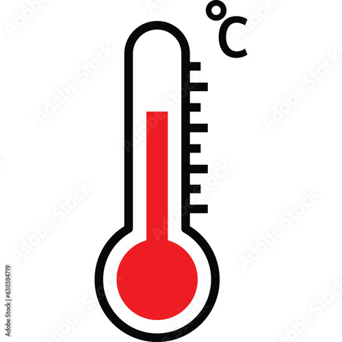 Canvastavla thermometer for testing the temperature in medical, the tool of scientists