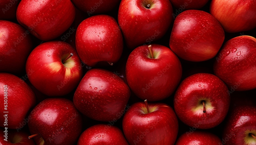 Lots of red apples. Tasty and juicy. Background of apples. Lots of red apples. Tasty and juicy. Background of apples.