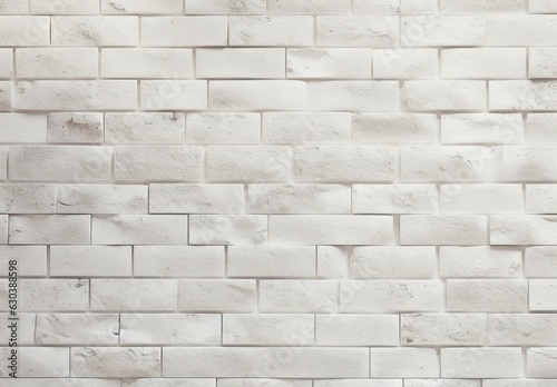 white brick wall texture background Generative AI