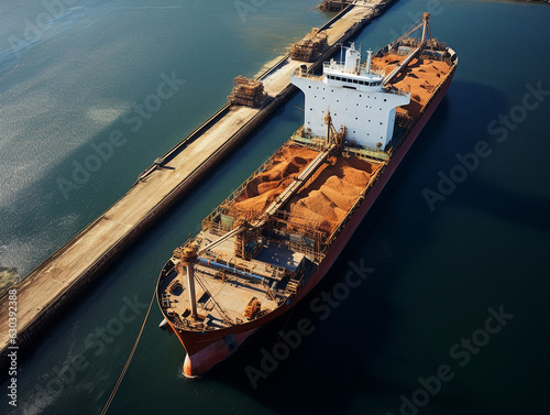 transporting grain by ship of commerce