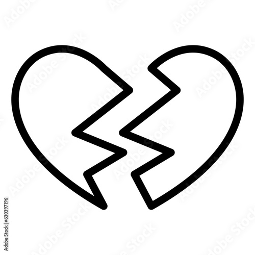 broken heart icon