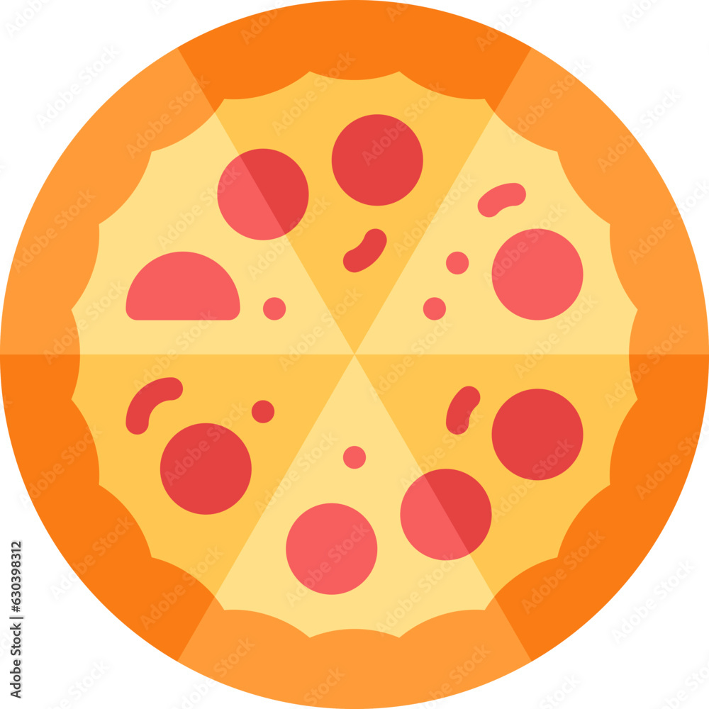 Naklejka premium pizza icon