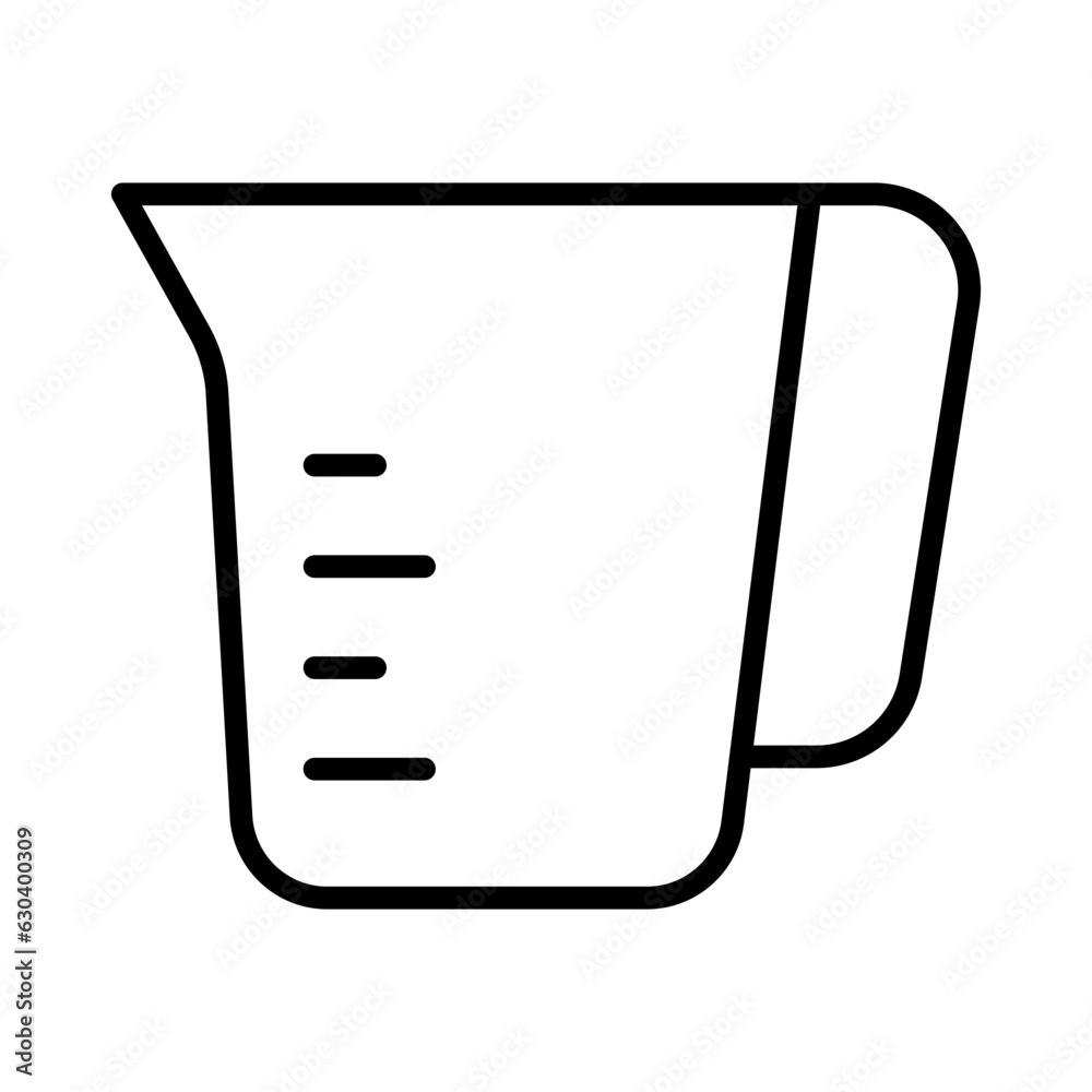 Measuring cup icon Measuring cup icon
