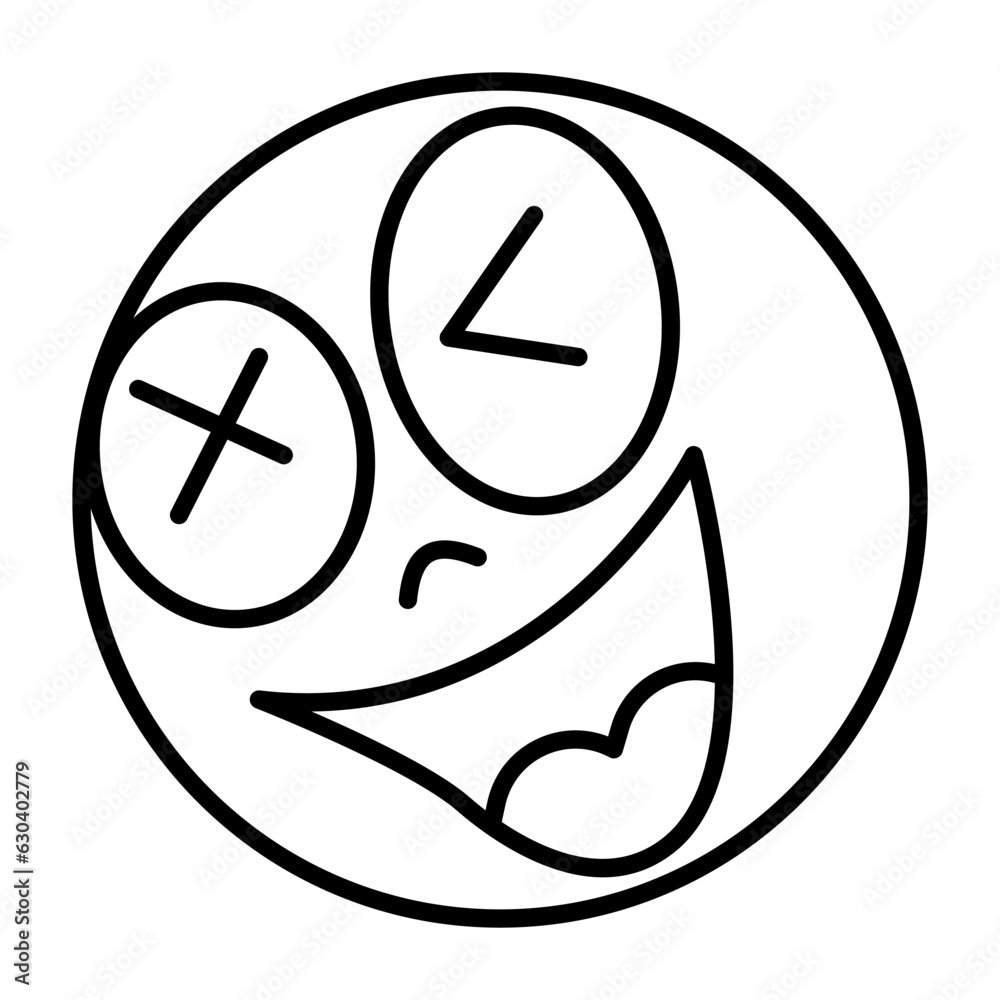 Obraz premium Crazy icon