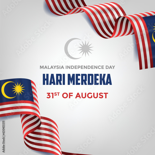 Free vector realistic hari merdeka illustration
