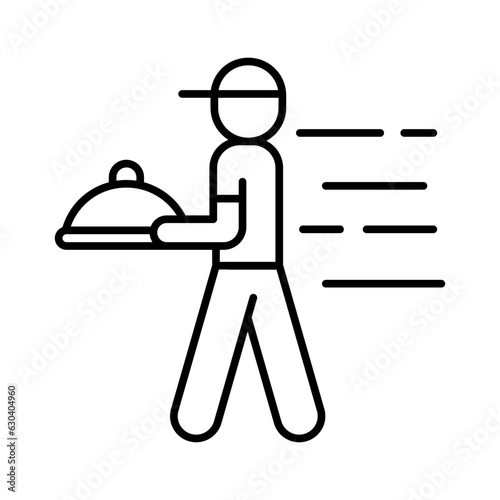 Food delivery icon