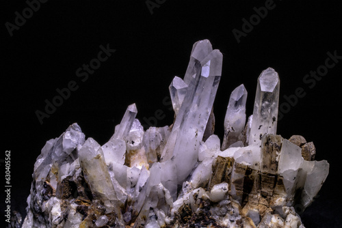 Quartz crystal mineral