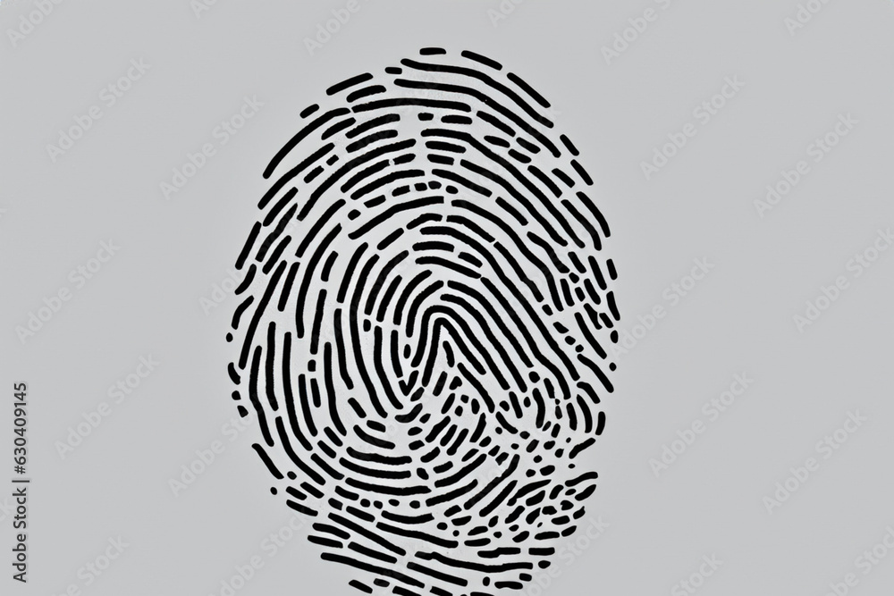 Fingerprints. Fingerprints digital. Dactyloscopy is a technique that
