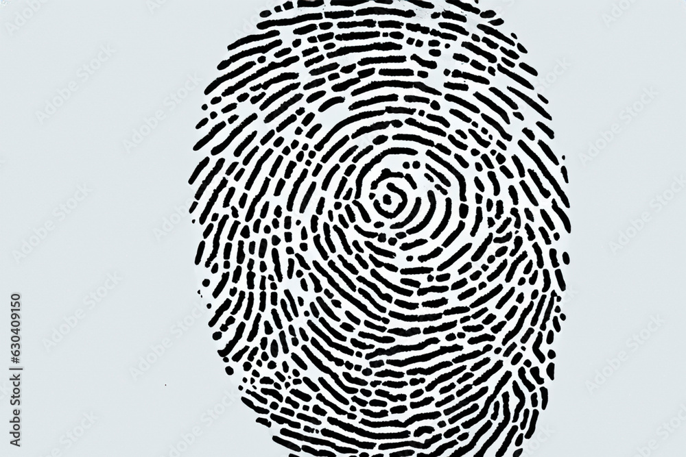 Fingerprints. Fingerprints digital. Dactyloscopy is a technique that