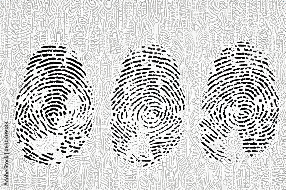 Fingerprints. Fingerprints digital. Dactyloscopy is a technique that