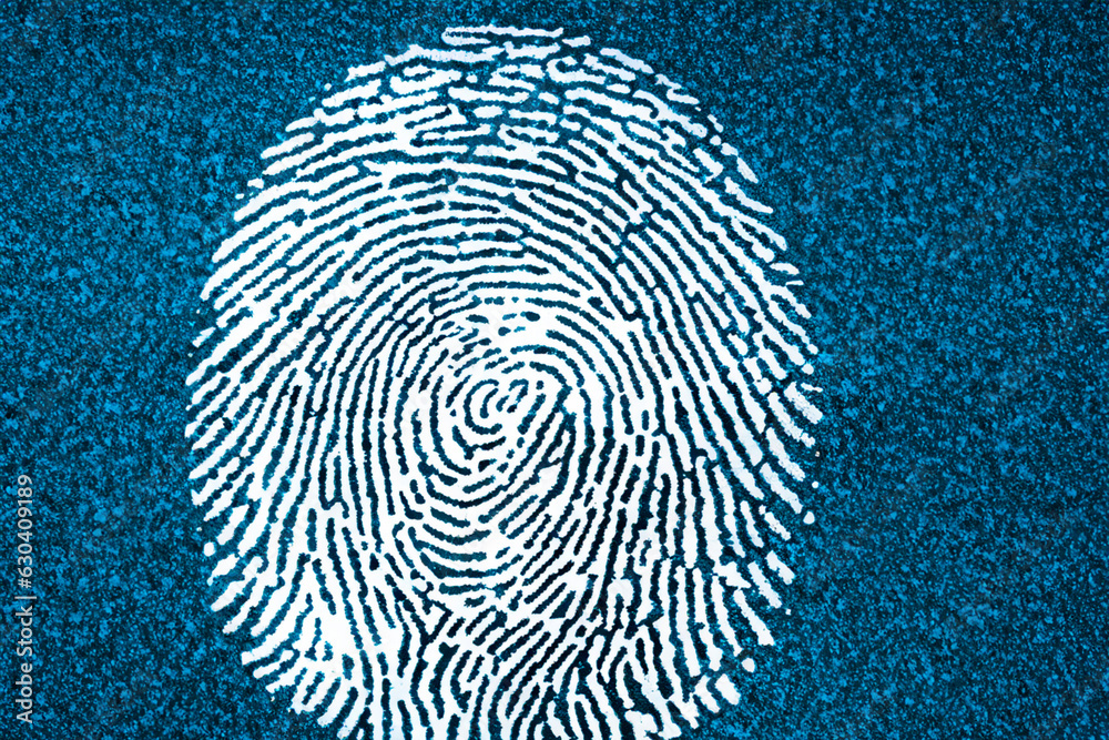 Fingerprints. Fingerprints digital. Dactyloscopy is a technique that