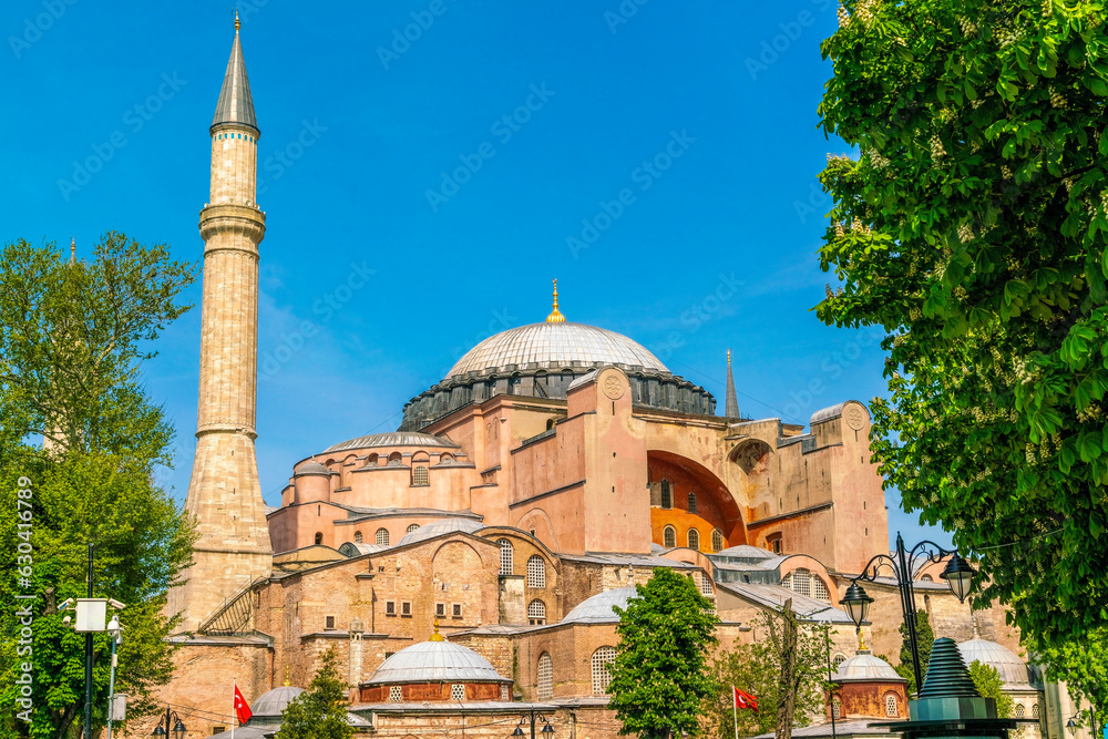 Hagia sofie or Aya sophia former church museum and mosque
